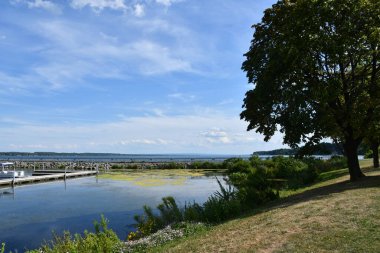 Cenevre, New York 'tan Seneca Gölü manzarası