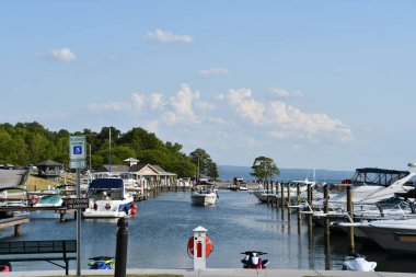 ROMULUS, NY - 22 AUG: Samson Eyalet Parkı, New York, Romulus, 22 Ağustos 2020 'de görüldüğü gibi.