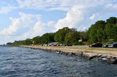 New York, Romulus 'taki Samson Eyalet Parkı' ndan Seneca Gölü manzarası