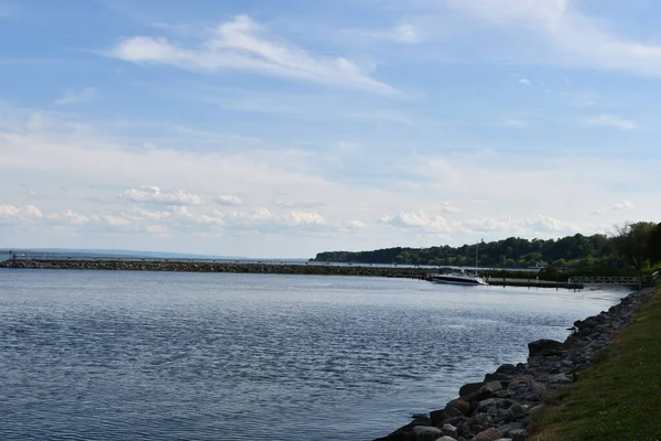 Utsikt Över Senecasjön Från Genève New York — Stockfoto