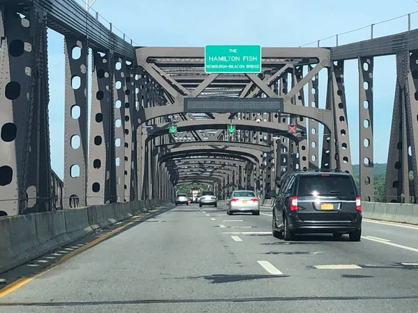 Newburgh Aug Hamilton Fish Newburgh Beacon Bridge Newburgh New York — Stockfoto