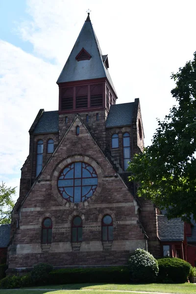 Clifton Springs Ago Iglesia Episcopal Johns Clifton Springs Nueva York — Foto de Stock