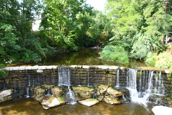 Wodospad Flint Creek Phelps Nowy Jork — Zdjęcie stockowe