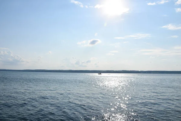 Вид Озеро Сенека Парку Самсон Ромулусі Нью Йорк — стокове фото