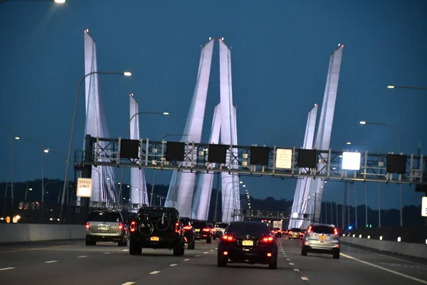 Tarrytown Aug Mario Cuomo Bridge 이전에는 Tappan Zee Bridge 알려져 — 스톡 사진