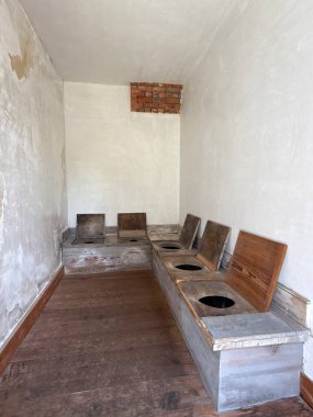 WILMINGTON, NC - 19 Nisan 2025 'te Wilmington, Kuzey Carolina' daki Bellamy Konak Müzesi.