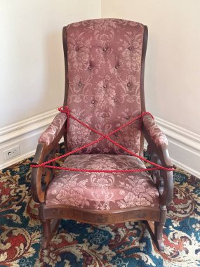 WILMINGTON, NC - 19 Nisan 2025 'te Wilmington, Kuzey Carolina' daki Bellamy Konak Müzesi.