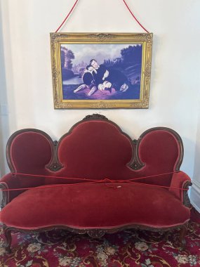 WILMINGTON, NC - 19 Nisan 2025 'te Wilmington, Kuzey Carolina' daki Bellamy Konak Müzesi.