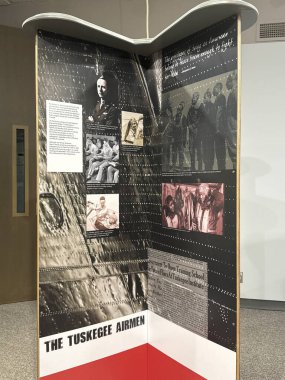 WILMINGTON, NC - 19 Nisan 2025 'te Wilmington, Kuzey Carolina' daki Cape Fear Museum of History and Science sergisi.