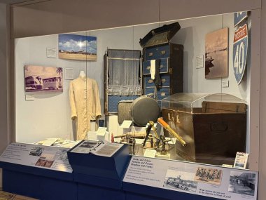 WILMINGTON, NC - 19 Nisan 2025 'te Wilmington, Kuzey Carolina' daki Cape Fear Museum of History and Science 'da sergi.