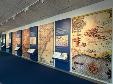 WILMINGTON, NC - 19 Nisan 2025 'te Wilmington, Kuzey Carolina' daki Cape Fear Museum of History and Science 'da sergi.