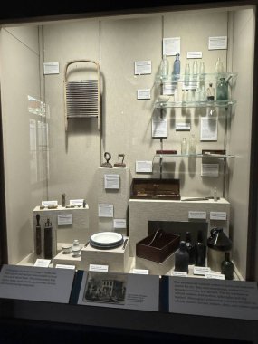 WILMINGTON, NC - 19 Nisan 2025 'te Wilmington, Kuzey Carolina' daki Cape Fear Museum of History and Science 'da sergi.