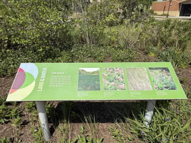 WILMINGTON, NC - 19 Nisan 2025 'te Wilmington, Kuzey Carolina' daki Cape Fear Museum of History and Science 'daki Müze Parkı.