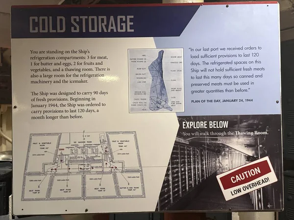 WILMINGTON, NC - 19 Nisan 2025 'te Wilmington, Kuzey Carolina' da görülen USS North Carolina.