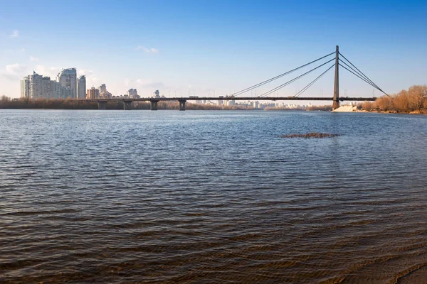 Ponte de Moscovo em Kiev — Fotografia de Stock