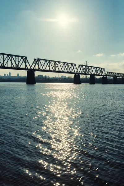 El puente ferroviario — Foto de Stock