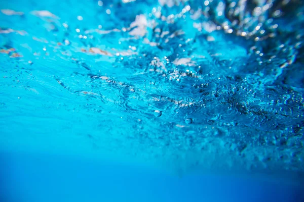 Surface water view from underwater — Stock Photo, Image