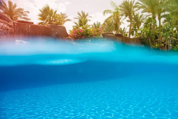 Nice view of the swimming — Stock Photo, Image