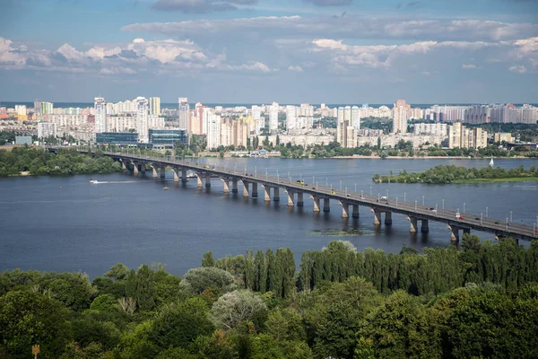 Paton brug in Kiev — Stockfoto