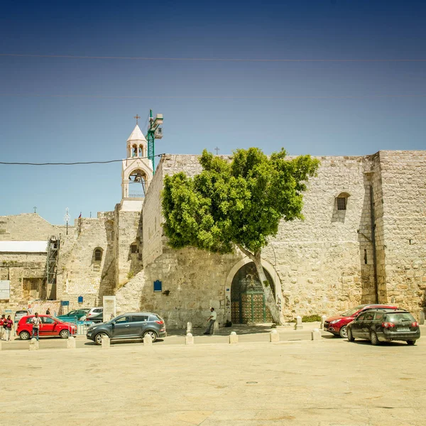 Bethlehem Palestine Juin 2015 Église Nativité Est Une Basilique Située — Photo