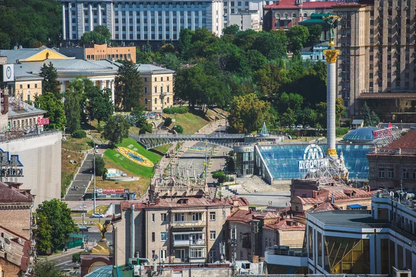 Bovenaanzicht van Kiev — Stockfoto