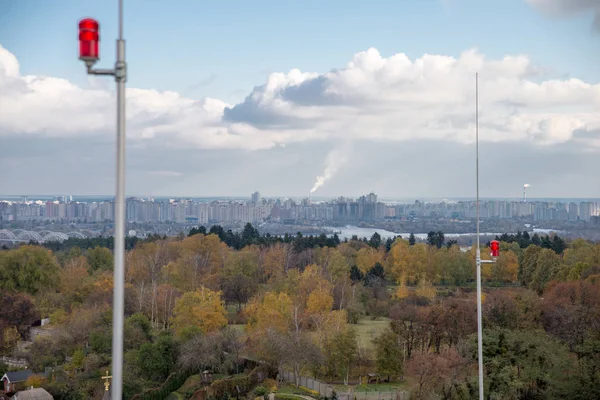 Vista das alturas de Kiev — Fotografia de Stock