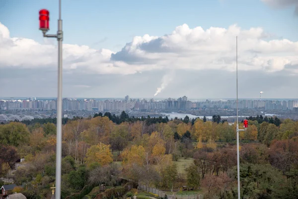 Uitzicht vanaf de hoogten van Kiev — Stockfoto