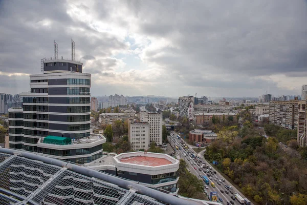 Вид с высоты Киева — стоковое фото