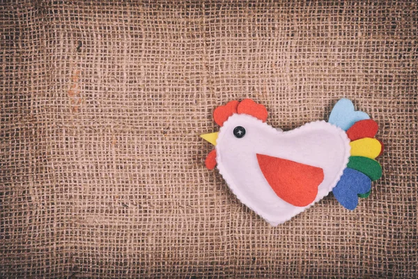 horoz kahverengi zemin üzerine