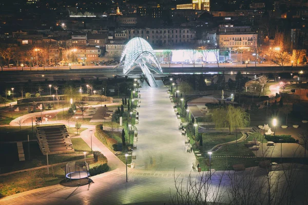 Vista dall'alto del Tbilisi — Foto Stock