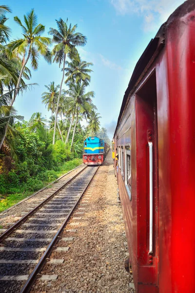 Vechile vagoane de tren — Fotografie, imagine de stoc