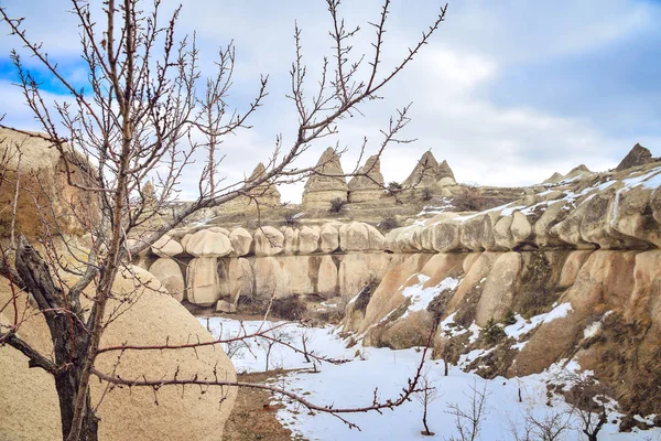 Hermoso paisaje en Capadocia — Foto de Stock