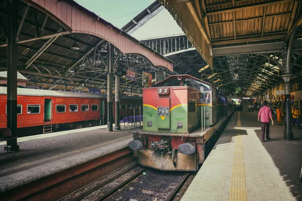 Bahnhof in kolumbianischer Stadt — Stockfoto