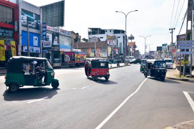 Şehir hayatı şehrin merkezi sokaklarda