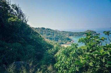 güzel görünümüne okyanus kıyı Dağları