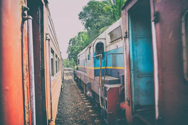 De oude trein — Stockfoto