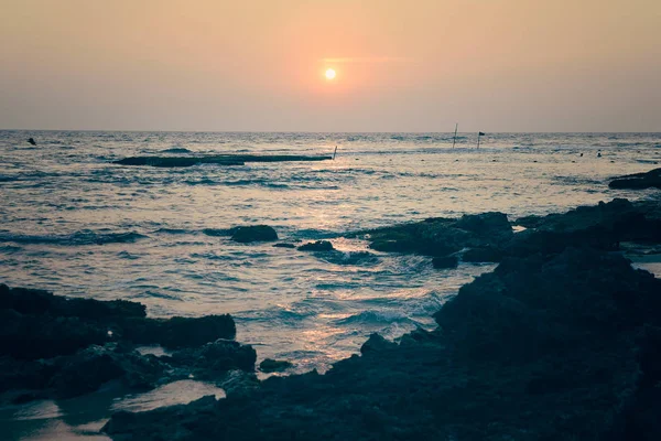 Schöne meerlandschaft in sri lanka — Stockfoto