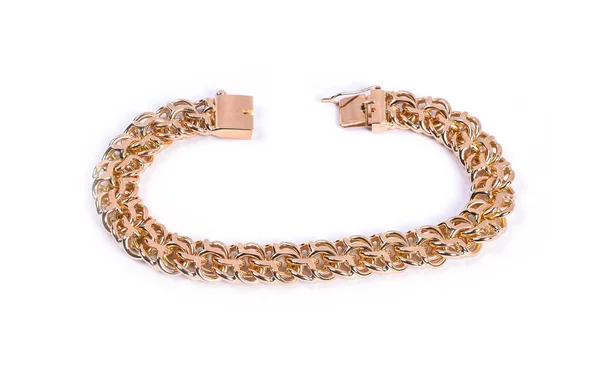 Bracciale uomo in oro — Foto Stock