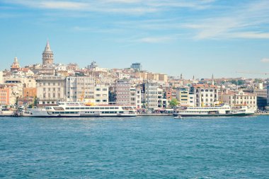 Istanbul, şehir manzarası güzel görünümü.
