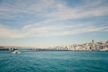 Istanbul, şehir manzarası güzel görünümü.