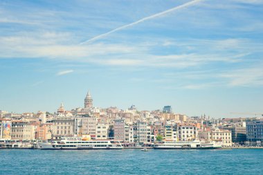 Istanbul, şehir manzarası güzel görünümü.