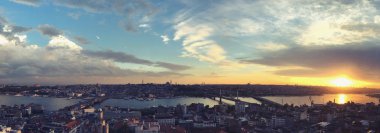 Yukarıdan Istanbul görünümü