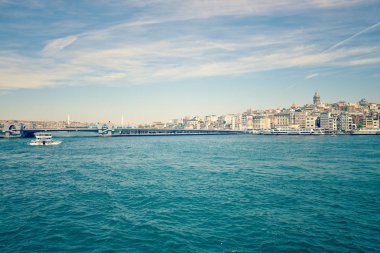 Istanbul, şehir manzarası güzel görünümü.
