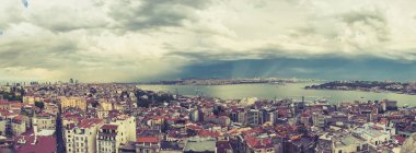 Yukarıdan Istanbul görünümü
