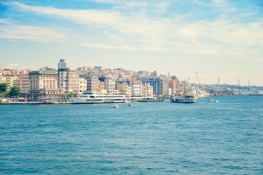 Istanbul, şehir manzarası güzel görünümü.