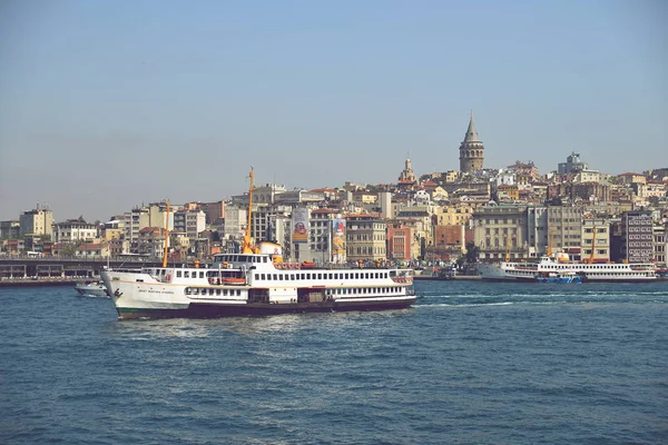 Istanbul, şehir manzarası güzel görünümü. — Stok fotoğraf