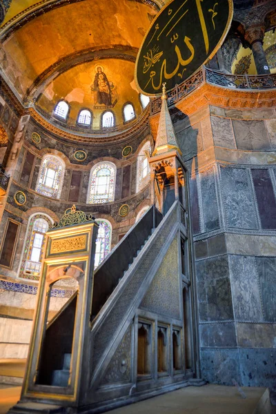 Ayasofya müzesinin iç — Stok fotoğraf