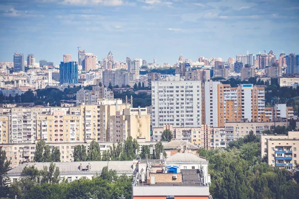 Киев, вид сверху — стоковое фото