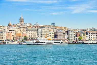 Istanbul, şehir manzarası güzel görünümü.