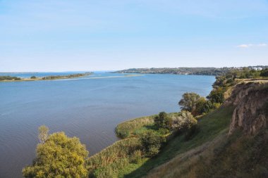 nehir manzarası. Dnepr Nehri